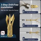 160 Pcs Self Drilling Drywall Anchors With Screws  2sizes 80 Sheetrock