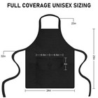 12 Pack Bib Apron  Unisex Restaurant Kitchen Aprons For Women With 2 Pockets    