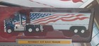 Hard To Find Auto World Slot Car Set Love s Heartland Haulers W 2 Semi Trucks