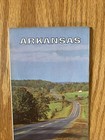 Texaco Map Arkansas Little Rock Fayetteville Fort Smith 1966 Gas Oil Advertising