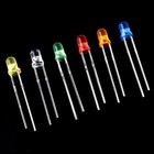 200pcs 5mm 3mm Led Light Kit Yellow White Blue Red Green Assortment With Case