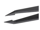 Ideal-tek 707 cf - Full Plastic Tweezers  Carbon Fiber  Short  Pointed Tip 