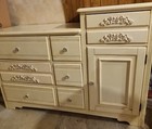 Baby Dresser Changing Table -  All Poplar Wood -  Color  Ivory