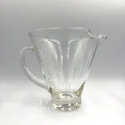 Vintage 1970 s Clear Glass Martini Pitcher