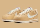 Nike Women s Cortez Leather Shoes  sesame  Brown White Dn1791-200 Women s Size 7