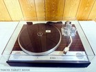  vintage  Yamaha Yp-d71 Quartz Direct Drive Turntable Wood Plinth Brown Japan