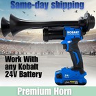 Kobalt 24 V Impact Drill Train Horn Dual Black   150db   Two Remotes Included