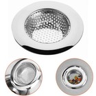 Kitchen Sink Strainer Large Wide Rim 4 5  Stainless Steel Mesh Drain Filter