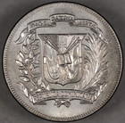 1975 Dominican Republic 1 2 Peso Uncirculated