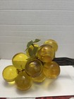 Mid-century Lucite Grape Cluster On Driftwood Stem Beautiful 