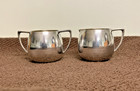 Empire Crafts Quadruple Plate  silverplate  Cream And Sugar Set