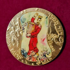 King David Marc Chagall Giant Copper Medal Modelia 1993