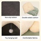 Deep Sleep Cat Bed Cartoon Pet Bed Foldable Removable Washable Pet Sleeping Bed 
