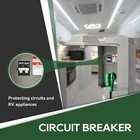 Rvguard 50 Amp Rv Power Outlet Box With Breaker  Etl 15 0 X 8 0 7 7 Inches 
