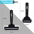 2pcs Hard Rubber Brayer Rollers  4 Inch And 2 2 Inch  For Printmaking   Printing