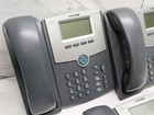 Lot Of 3 Cisco Ip Phone Spa502g 1 Line Phone With Display  Poe 