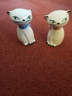 Vintage 1958 Cozy Kittens Salt And Pepper Shaker Set  Holt Howard  Siamese Cats 