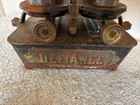 Antique Defiance Double Cast Iron Kerosene Heater Camp Stove