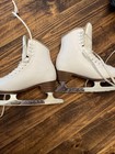 Jackson Women s White Figure Skates  Pre-owned  js1290  Size 5 C Light Use