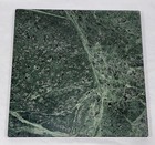 Vintage Genuine Green Marble Table Top 12 square Plant Stand Pedestal Top