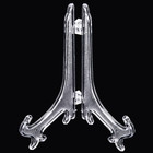 12 Pack Plastic Easel Stand Clear Display Card Plate Stands Photo Holder Picture