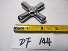 Vintage Set Hot Chrome Plate Cross Handles Sink Tub Bathroom Faucet Chicago