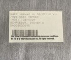 Vintage Blockbuster Video Membership Card Laminated  Year 2010 Issued