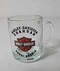 Harley Davidson  3  Shot Glass Mini Mug Sturgis And Dealership Y2k