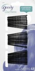 Goody Slideproof Women s Bobby Pin - 48 Count  Crimpled Black - 2 Inch Pain-free