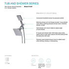 Bathroom 2 In 1 Rain Shower Head   Handheld Shower System 3-way Diverter Chrome