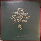 36 First Bank Notes Of Belize  In 22 K Gold With Binder