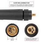 Euro Connect Mig Welding Torch 15ft 250a Replacement For Esab Tweco