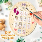 My First Year Photo Board Baby Photo Frame 1st Year Birthday Display Picture    