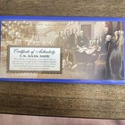 Cemmemorative Bank Note Genuine Legal Tender U s  Bill  Trade Wars  2 Dollar Bil