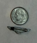 Eastern Airlines Enameled Early Logo Wing Service Pin Sterling Silver Pin Back