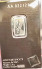 2 5 Gram Platinum Bar - Valcambi  in Assay 