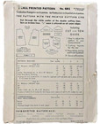 1939 Mccall Sewing Pattern 681 Childs Apron Dress   Panties Sz 1 20 Breast 7113