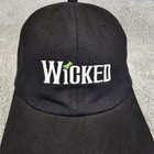 Wicked Hat Baseball Cap Defy Gravity Theater Merch Black Strapback Dad Cap Osfm