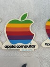 Vintage Apple Computer Logo Sticker Lot New One Package Sealed 10 Bonus Black