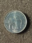 1999 5 Shillings Somalia Coin Five Shillings Food Security Elephant Somalian