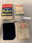 Yamato Shokai Japanese    peacock    Pocket Warmer W box  Refuel Tin    Instructions
