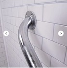 Carex 24  Bath Grab Bar Safety Diamond Texture Grip Heavy Duty Steel Ada