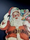 Rare Vintage Santa Claus Christmas 24  Store Display Standee Cardboard W Flaws