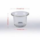 Clear Glass Tealight Votive Candle Holders Wedding Decorations Centerpieces