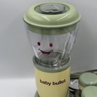Baby Bullet Food Blender Processor System - Green 6 Storage Jars Tray