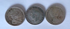 Vintage Lot Of 3 Canadian 80  Silver Quarters 1949  1965  1965