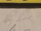 Ray Krouse Joe Schmidt Stan Campbell Gerry Perry Detroit Lion Autographed Signed