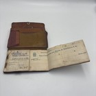 Vtg The Commercial Bank   Savings Co Savings Book check Book W 6 Blanks Euc 1919