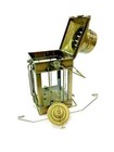Antique Hanging Oil Lamp Ship Anchor Lantern Nautical Maritime Iron Boat Light