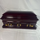 Wood Cremation Urn Cherry Wood Tan Interior